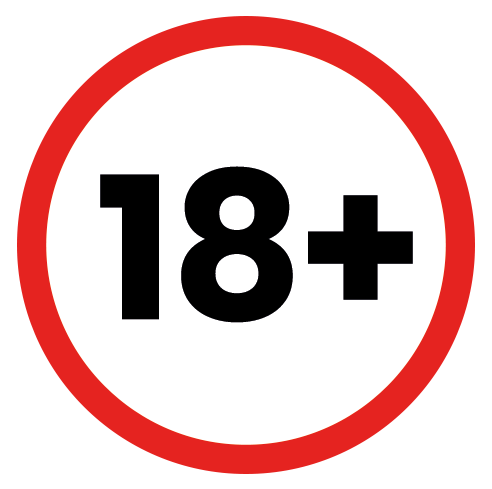 18+ yaş sınırı işareti